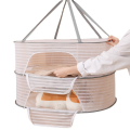 Foldable Drying Net for Vegetables, Fish, and Dehydrated Goods, Multi-Tiered Food Drying Net White. 