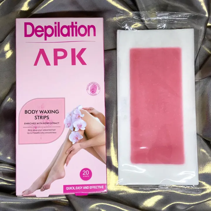 APK%20Depilation%20Quick%20Easy%20&%20Effective%20Body%20Waxing%20Strips%20(10%20Strips)%20No.98(B)%20-%20Image%202