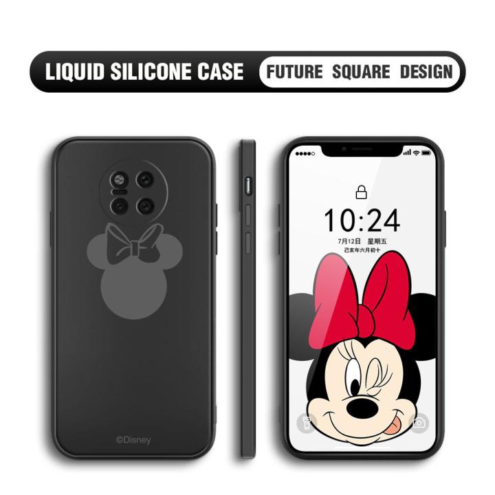 UCUC for Huawei Mate 20 Pro Case Cute Simple Print Avatar Cover Thin Soft Luxury Square Liquid Silicone Phone Case