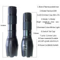 LED Rechargeable Flashlight Pocketman XML T6 linterna torch Powerfull 18650 Battery Outdoor Camping Powerful Led Flashlight 93. 