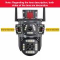 12 Mega Pixel Ultra HD PTZ Camera dome Machine Wifi Camera CCTV Camera With 3 Screen for Home Security System. 