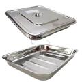 Silver Instrument Tray In Metal For Surgical Work etc. 