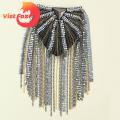 Vist Fox Shoulder Epaulette Long Tassels Men Women Shoulder Board Badge Brooch. 