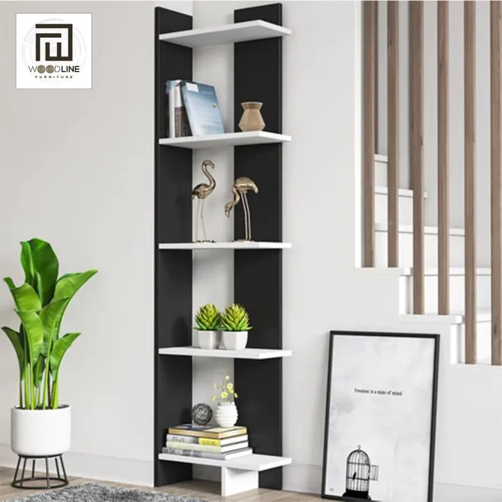 5-Shelf%20Modern%20Display%20Corner%20Unit%20Bookcase%20Bookshelf%20Shelving%20Unit%20-%20Image%202