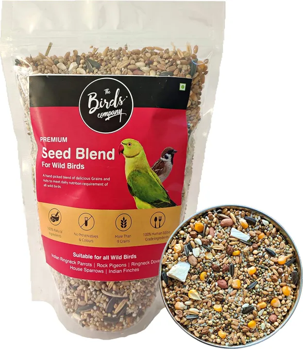 The%20Birds%20Company%20Premium%20Seed%20Blend%20of%209%20Grains%20&%20Nuts%20with%20Spirulina%20&%20Cuttlefish%20Bone,%20Bird%20Feeder%20Food%20Refill,%20Mix%20Seeds%20for%20Wild%20Birds,%20%20Parrot,%20Sparrow,%20%201kg%20-%20Image%202