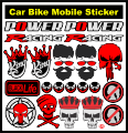 21 reflector new sticker design for BIKE CAR CYCLE MOBILE. 