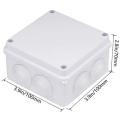 4x4 Inch / 6x4 Inch Waterproof Junction Box for CCTV Supply. 