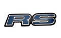 RS Blue and Black ABS Plastic Sticker  LOGO Emblem Sticker Decal Badge For Honda Civic. 