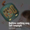 Montessori Baby Cat phone Toys Phone Learning Kids Sleeping Toy Multifunctional Bilingual Telephone Story Children Multi-Function Early Education Telephone Kids Machine Boys and Girls Educational Toys for Children Gift. 