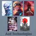 Naruto Posters Of Your Choice 5pcs Best Quality 12x9 Inches Posters for Room Decor Personalizable Anime Art for Bedroom Office or Gift. 