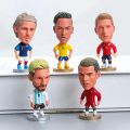 Soccer stars 7cm Height Cairo And Messi Football Mini Dolls Cartoon Player Figures Action Movable Christmas Gift For Collection. 