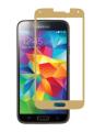 Samsung Galaxy S5 Tempered Glass - Gold. 