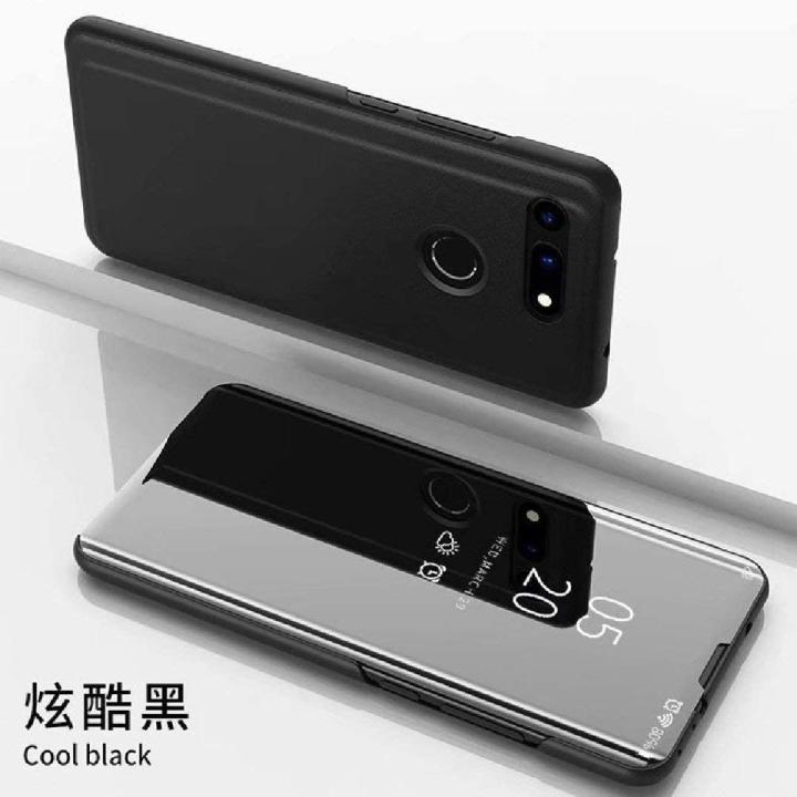 For OPPO A5s For OPPO A7 For OPPO A12 - Luxury Mirror View Full Body Protection Camera Protective Back Cover Case Front Cover Case Flip Cover Case For OPPO A5s For OPPO A7 For OPPO A12