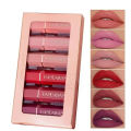 6pcs/lot Lip Kit Matte Lipstick Waterproof Velvet Stick Tint Nude Cosmetic Makeup Set Professional Korean Beauty Cosmetics Kpop. 