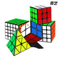 Qiyi Rubik's Cube 2345th Order Rubik's Cube Warrior W Maple Leaf Chinese Restaurant Qiming Qixing Pyramid Five Rubik's Cube Turn. 