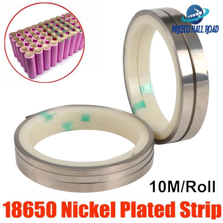 10 Meter Nickel Strip 0.1mmx5mm for Lithium Cell 18650 32650 32700 lifepo4 bank Making Battery Spot Welding Ni-Plate Ni-Tape
