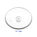 XOGO Picks Premium Quality Glass Lid / Cover for pan & pots with round handle-18CM. 