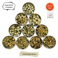 500 Pcs Round Shape Kundan Stone in Flat Back Mount/Kundan Beads for decoration. 