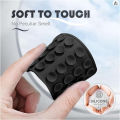Silicon Suction Pad Phone Holder | Self-Adhesive Rubber Suction Mobile Holder | Silicone Suction Phone Case | Sticky Phone Grip Mount with 24 Suction Cups | Anti-Slip Suction Phone Case Mount for Shower, Mirror | Silicone Mobile Stand for All Phones. 