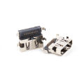 HDMI Interface Connector 19 Pin Vertical Right Angle HDMI Socket Reverse Sinker Nicle. 
