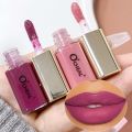 Small Bottle Matte Velvet Lip Glaze Waterproof Long-lasting Smooth Cream Texture Lipstick Lip Gloss Makeup. 