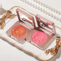 CDE Smart Girls' Book powder blusher nude makeup natural enhancement orange pink affordable universal expansion color. 