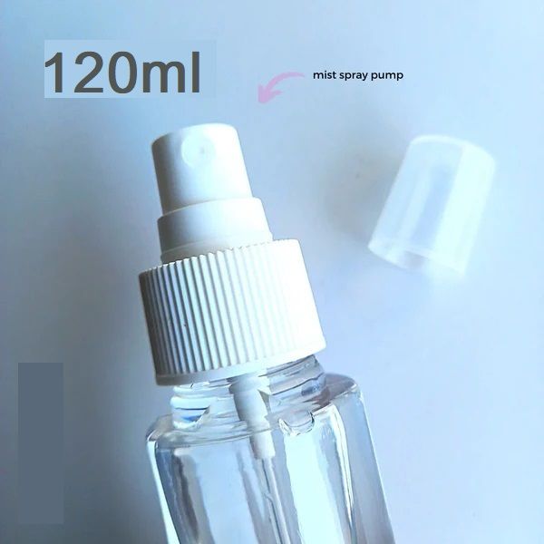Pack of 1 Empty Plastic Spray Bottles 120ml Oil Spray Bottle Refillable Fine Mist Spray Bottle Travel / Hair Oil Empty Bottles Portable