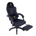 Boost Surge Pro Ergonomic Chair with Footrest - Premium Velvet, Adjustable Back, 1-Year Warranty. 
