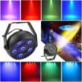 Mini RGB 6 Led Par Light Sound Active with Disco Light. 