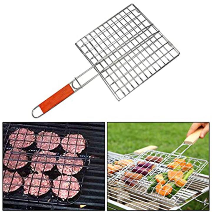 Bbq Stainless Steel Hand Grill Large
