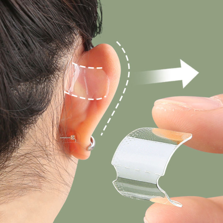 【HOT】 60Pcs Cosmetic Ear Correctar Tape Solve The Problem Of The Big Ear Supporters Self Adhesive Invisible Protruding Ears Stickers