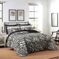 Striped Zebra Bedspread 6 pcs Set. 