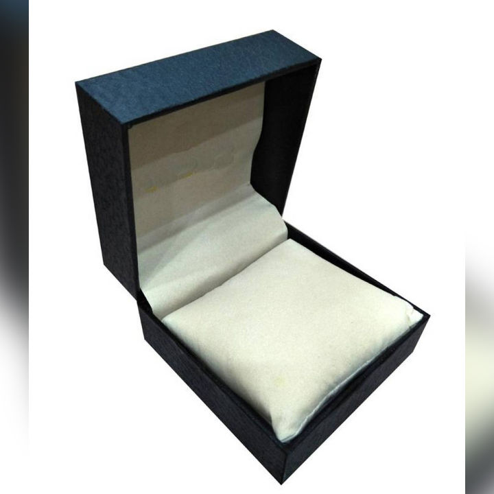 Gift Watch Box Black Plain Storage Heavy