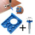 Concealed Hinge Hole Drilling Bits Jig For 35mm Cabinet Hinges Mounting Plate Nicle. 