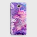 3D Chic Blue Liquid Marble Case For Huawei Y5 II. 