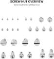 Smallrig Full Kit Of 26 Screw Set Mounting Screws For Camera Cages, Handles, Plates Includes 1/4”, 3/8”, M2, M2.5, M3/M4 AAK2326. 