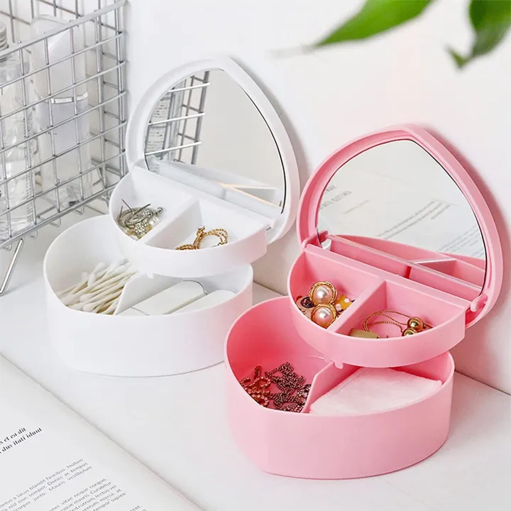 Multifunctional%20Plastic%20Folding%20Jewelry%20Box%202%20layers%20Heart%20Design%20Makeup%20Cosmetic%20Jewelry%20Earrings%20Ring%20Storage%20Organizer%20/%20Heart-Shaped%20Pink%20Makeup%20Box-Mirror,%20Organizer,%20Drawer,%20Earrings/%20Heart%20Shape%20Jewelry%20Box%20Makeup%20Organizer%20with%20Mirror%20-%20Image%206