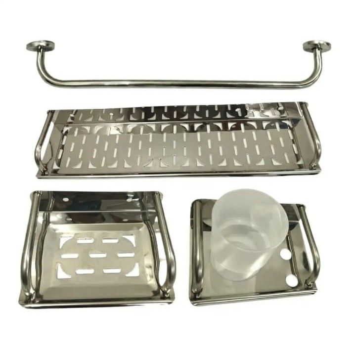 Stainless Steel Bathroom Accessories 4 pcs Best  Quality