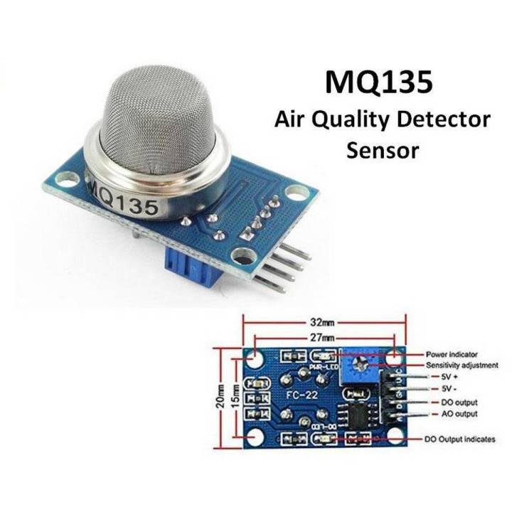 MQ135 Air Quality Sensor Hazardous gas Detector