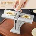 SAMOSA MAKER Automatic Dumpling Maker Household Double Head Automatic Dumpling Maker Press Mold Making Tool Easy to Use for Dumplings. 