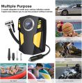Air Compressor Portable Compressor Car Tyre 12 V Car Tyre Pump Electric Car Air Pump 150 PSI with LED Light - Digital Tyre Pressure Gauge Automatic Pump for Car, Bike, Motorcycle, Ball. 