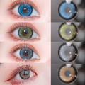 Soft Lens for Comfortable and Natural Eye Enhancement Lenses for Girls / Color lens Eye Contact Lenses With Container plus free water kit / disposable lenses / lense, eye lense / color lense / eye lenses for girls. 