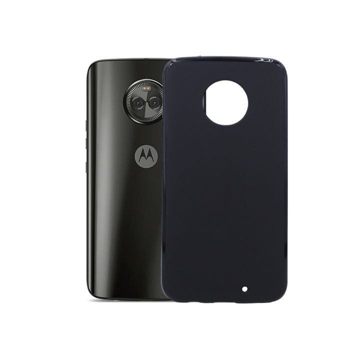 Motorola Moto X4 Soft Silicone Back Case (Black), Protective Mobile Case