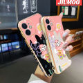 JIUMOO For Xiaomi Redmi 9T Redmi 9 Power Case Cartoon Patrick Star Square Edge Pattern Original Luxury Plating Phone Cases Shockproof Soft Case Full Cover Camera Lens Protection Cover. 