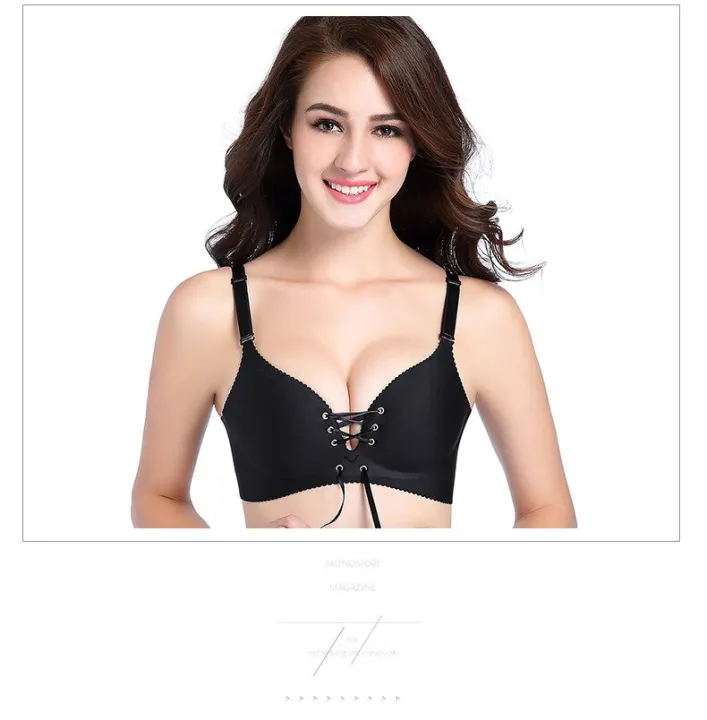 Duoble%20cup%20super%20Push%20Up%20Bra%20With%20Lace%20Up%20Tie%20Front%20%20Bra%20-%20Image%207