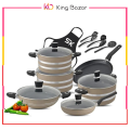 SK Fabulous Non-Stick Cookware Gift Set – 17 Pieces of Culinary Excellence. 