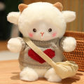 Sweater alpaca doll plush toy small rag doll love lamb doll tenth birthday gift girl. 