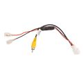 ZOROOM 4 Pin Car Reverse Camera Retention Wiring Harness Cable Plug Adapter Connector Fit for Toyota. 