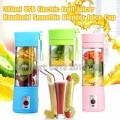 Juicer Blender 6 Blades USB Portable 380ml Mini Fruit Bottle by zayraz Juicer Small Blender Single Serve USB Rechargeable Cup Blender for Shakes and Food Grade Water Bottle Portable Fruit Juicer Machine. 