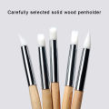 【hot】 Silicone Wooden Pole Nail Art Pen Brush Uv Gel Polish Tip 3D Image Diy Dotting Polish Brushes Sculpture Pen Diy Manicure Tool. 